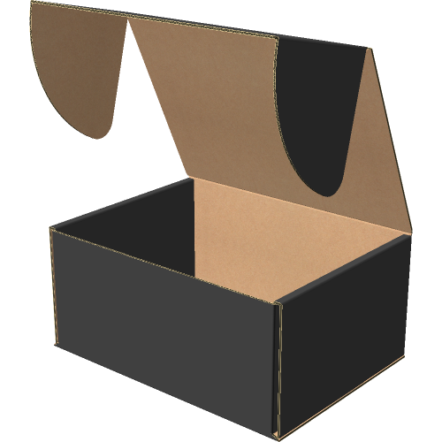 Самозбірна коробка 170х131х81 мм, Т-22 "Е" чорний