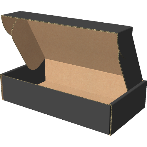 Самозбірна коробка 200х110х45 мм, Т-22 "Е" чорний